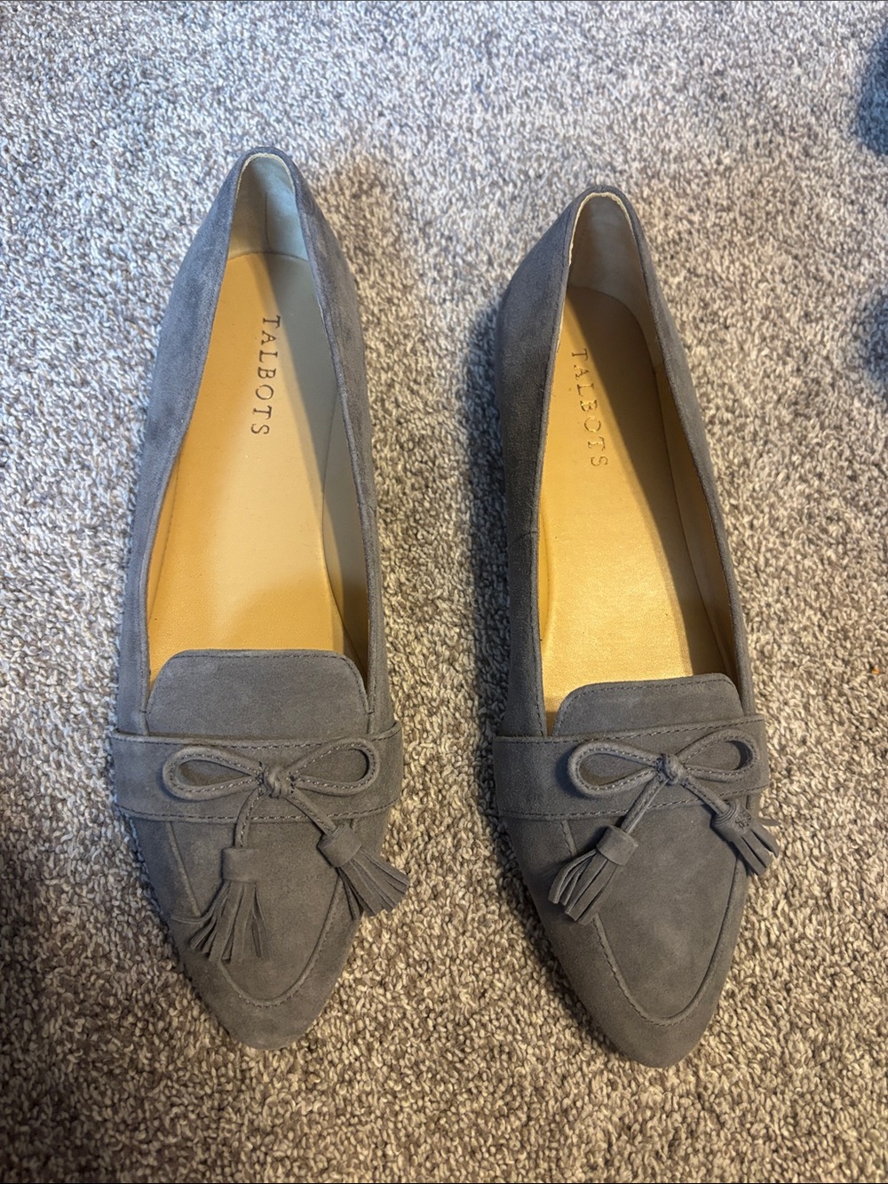Talbots Francesca Driving Tassel Bow Flats